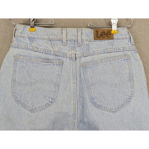 Vintage Lee Jeans Size 12 Med Mom High Waisted USA -0924D189 - Picture 4 of 9